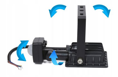 HALOGEN LED 10W LAMPA Z CZUJNIK RUCHU ZMIERZCHU NAŚWIETLACZ ZEWNĘTRZNY IP66 na Arena.pl