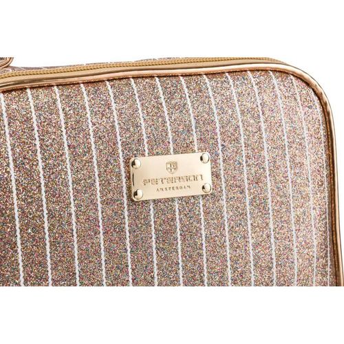 praktyczna podróżna kosmetyczka damska z uchwytem - peterson na Arena.pl