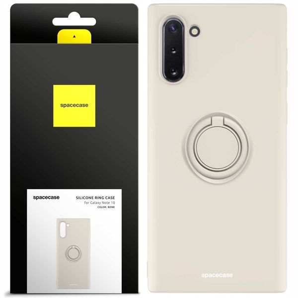 Spacecase Silicone Ring Galaxy Note 10 Bone zdjęcie 1