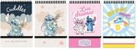 kołonotes a6/96k kratka zamykany na gumkę stitch