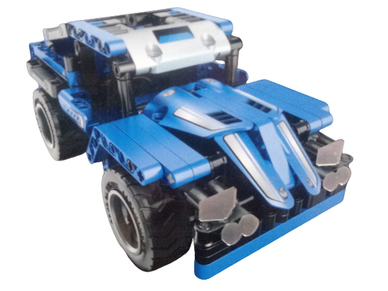 Klocki Elefun - Zdalnie sterowane auto 2w1 8019 zdjęcie 4