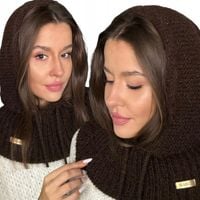 BALACLAVA CZAPKA KAPTUR KOMINIARKA GOLF UNISEKS MIĘKKI CIEPŁY MODNY K 2990