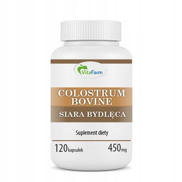 Colostrum bovine siara bydlęca kapsułki 120 szt. zdjęcie 1