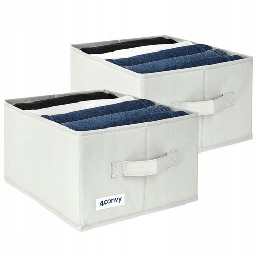 2x organizer pudełko na ubrania spodnie do szuflady garderoby szaf na Arena.pl