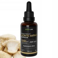 KROPLE Lion's Mane Soplówka Jeżowata 72000mg DER 10:1 50ml Green Line