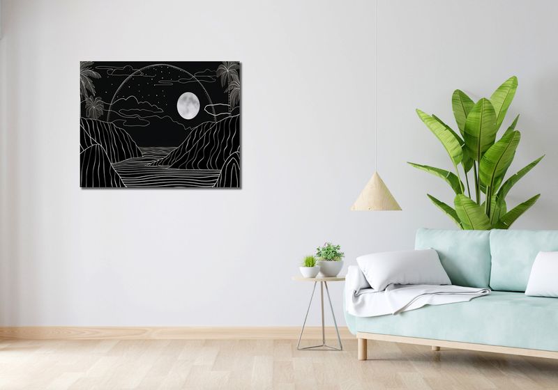 Obraz 90x70cm Widok nad Pustynią zdjęcie 2