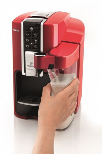 Tchibo Ekspres kapsułkowy Latte czerwony na Arena.pl