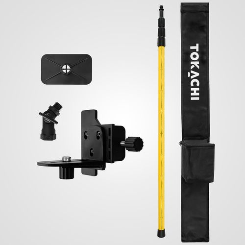 TYCZKA ROZPOROWA DO LASERA 3M DRĄŻEK POZIOMICY STATYW Z PODZIAŁKĄ + na Arena.pl