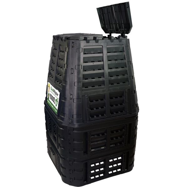 KOMPOSTOWNIK MODUŁOWY 1000L CZARNY G-COMP POLSKI zdjęcie 3