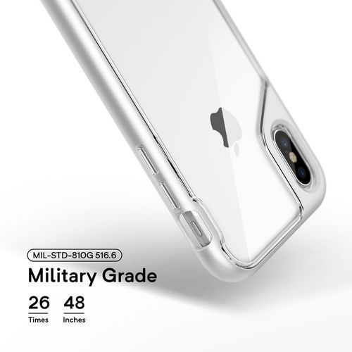 Caseology Skyfall Case - Etui iPhone Xs / X (Silver) na Arena.pl