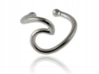 NAUSZNICA EAR CUFF FALA ZACISK LEWY kn097 - 0,4g.