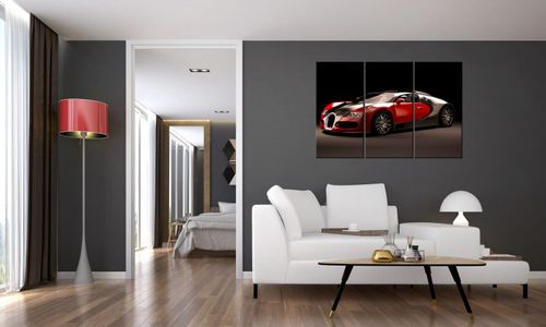 Fotoobraz 90X60 Czerwone Bugatti Veyron na Arena.pl