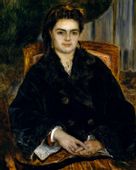 Madame Édouard Bernier (Marie Octavie Stéphanie Laurens, 1838–1920), Auguste Renoir - plakat 61x91,5 cm