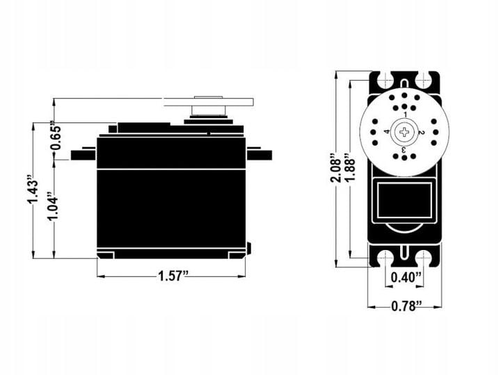 Serwo Hitec HS-311 - standard zdjęcie 3