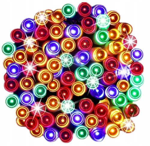 LAMPKI CHOINKOWE 1000 LED KOLOROWE 72M ŚWIATEŁKA NA CHOINKĘ LED ZEWNĘTRZNE na Arena.pl