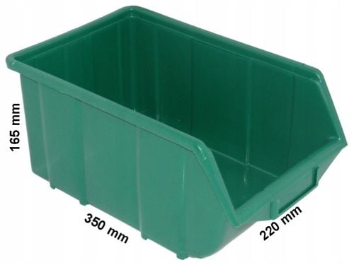 Pojemnik magazynowy - Ecobox duży | Zielony na Arena.pl