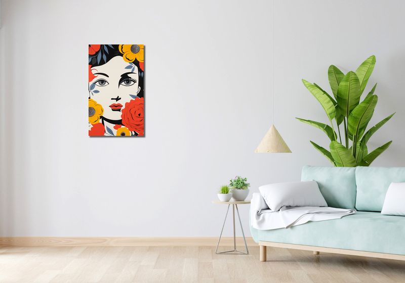Obraz 40x70cm Kwiatowa Aura zdjęcie 2