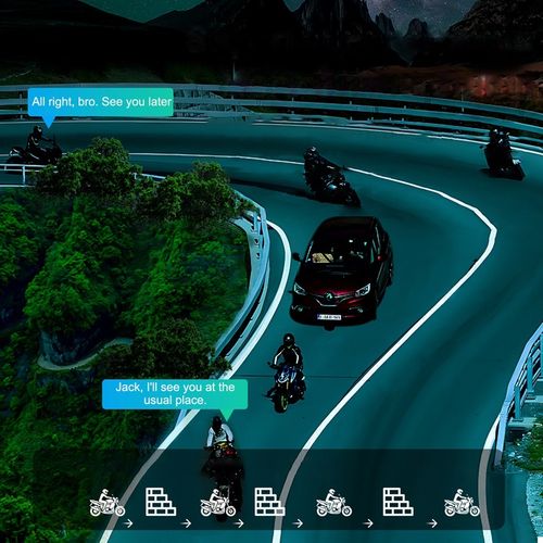 INTERKOM MOTOCYKLOWY EJEAS Q8 DO 6 KIEROWCÓW JEDNOCZEŚNIE RADIO FM BT 5.1 na Arena.pl