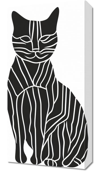 Obraz 30x60cm Zebra w Kocim Ciele zdjęcie 1