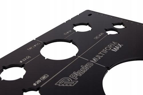 Plasko MULTIFORM MAX profesjonalny szablon do wyznaczania otworów WC na Arena.pl