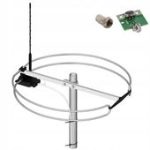 Antena radiowa zewnętrzna DL-1 RUZ B PM dookólna FM symetryzator Dipol