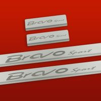 Listwa progowa FIAT BRAVO MK2 BRAVO SPORT Stal nierdzewna 304 mat 4szt