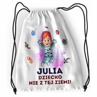 Plecak Sportowy Szkolny Dla Julii Córki Dziecka Z Nadrukiem Ze Zdjęciem