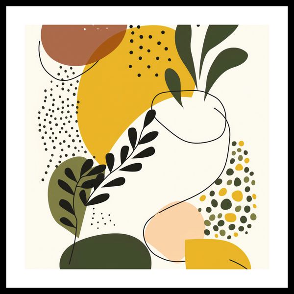 Plakat 40x40cm Botaniczne Impresje zdjęcie 3