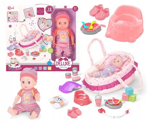 Lalka bobas jak żywa duża akcesoria interaktywna mówi siusia ubranko na Arena.pl