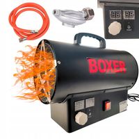 MAR-POL NAGRZEWNICA GAZOWA 30kW LCD TERMOSTAT WĄŻ REDUKTOR M80929