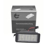Oświetlenie LED tablicy rejestracyjnej VW UP! 2014 2015 2016 2017 2018 2019