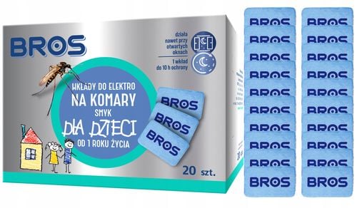 BROS - wkłady do elektro na komary SMYK 20szt na Arena.pl