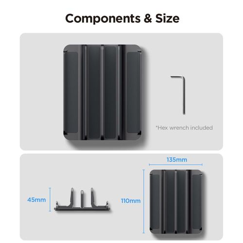 spigen ld208s4 vertical laptop stand space grey na Arena.pl