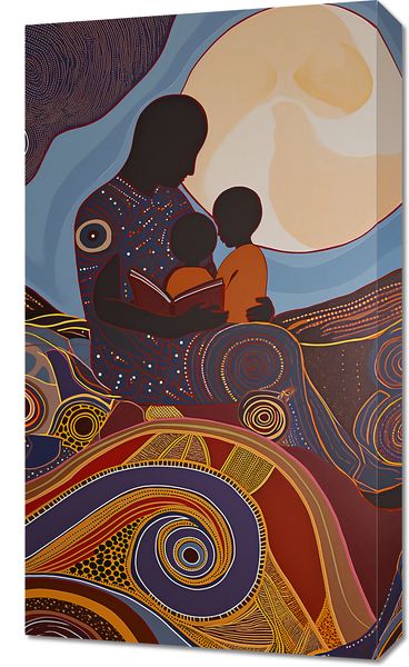Obraz 40x70cm Opowieści Przodków zdjęcie 1