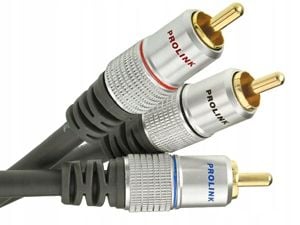 KABEL 1RCA - 2RCA TYPU Y PROLINK EXCLUSIVE TCV3610 OFC POZŁACANY 3m na Arena.pl