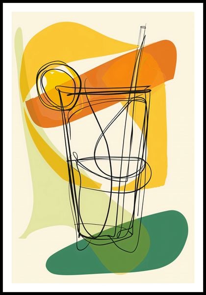 Plakat 61x90,5cm Koktajl Artystyczny zdjęcie 3