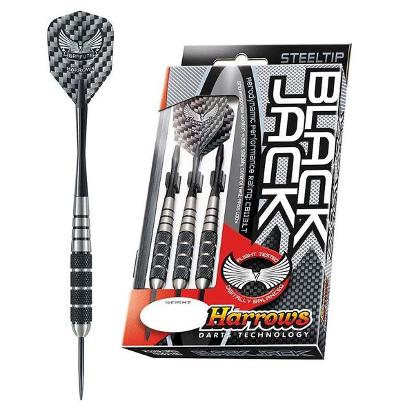 Harrows rzutki Steeltip Black Jack 22g zdjęcie 1