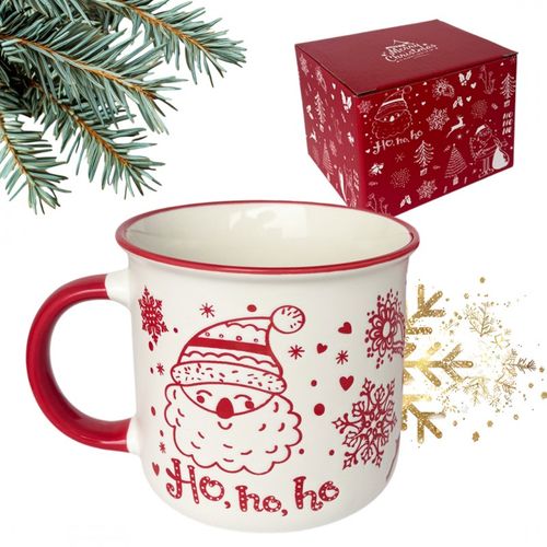świąteczny kubek ceramiczny 350 ml + pudełko na prezent kb12 na Arena.pl