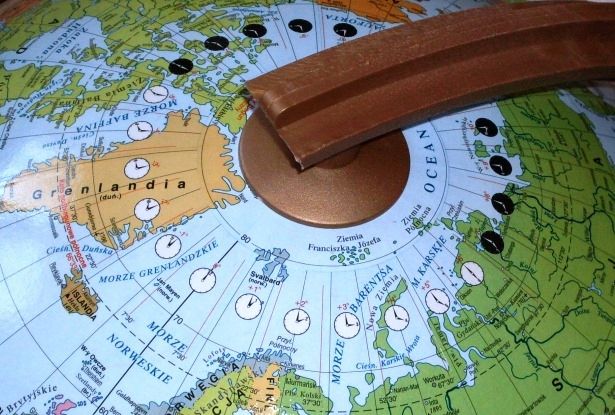 GLOBUS 320 podwójna mapa POL+FIZ drewno NA PREZENT APLIKACJA jakość polski zdjęcie 6