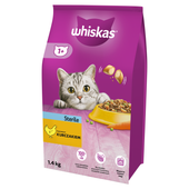 Whiskas Sterile Sucha karma dla dorosłych kotów z pysznym kurczakiem 1,4kg