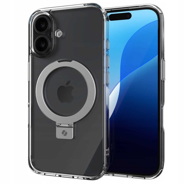 Spacecase Ring Pro Mag Iphone 16 Clear zdjęcie 4