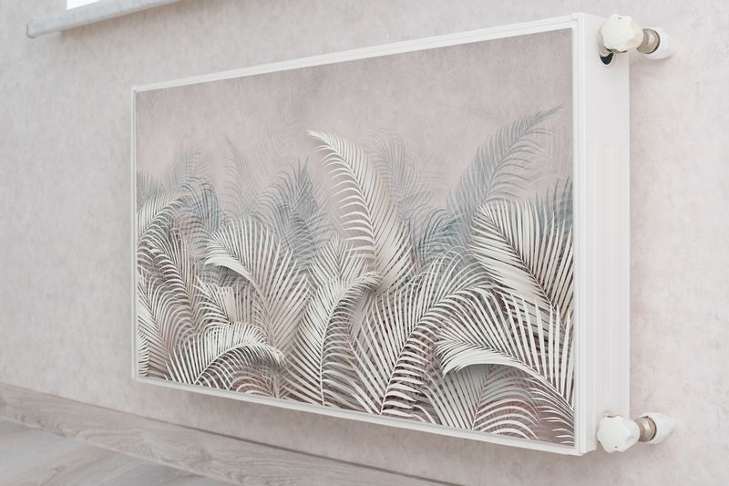 Osłona MAGNETYCZNA Kaloryfera Liście Palmy Natura Rośliny 120cm x 60cm zdjęcie 4