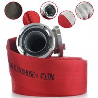 Wąż strażacki do nawadniania deszczowni pompy wody STORZ 4 cale 100mm 30m R