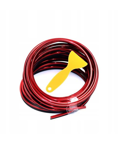LISTWA TAŚMA OZDOBNA DO SAMOCHODU CHROM 5M TUNING zdjęcie 2