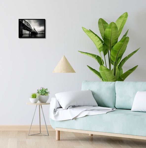 Plakat 35x25cm Statek przy Moście zdjęcie 4