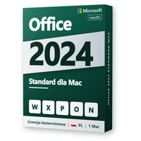Office 2024 Standard dla Mac PL Microsoft Licencja Wieczysta