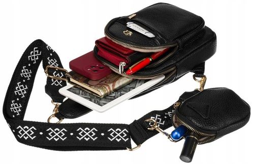 saszetka damska z dodatkową portmonetką - rovicky na Arena.pl