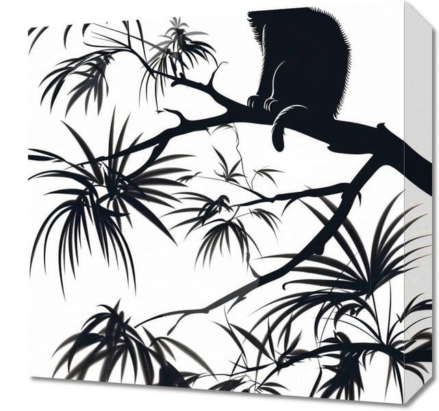 Obraz 40x40cm Na Gałęzi zdjęcie 1