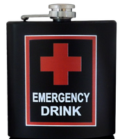 Elegancka Piersiówka ze Stali Nierdzewnej Gentelo 180 ml Czarna