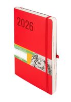 KALENDARZ 2026 IMPRESJA B5 DNS CZERWONY ANTRA
